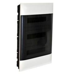 Rozdzielnica modułowa podtynkowa PRACTIBOX S 3X18 drzwi transparent...