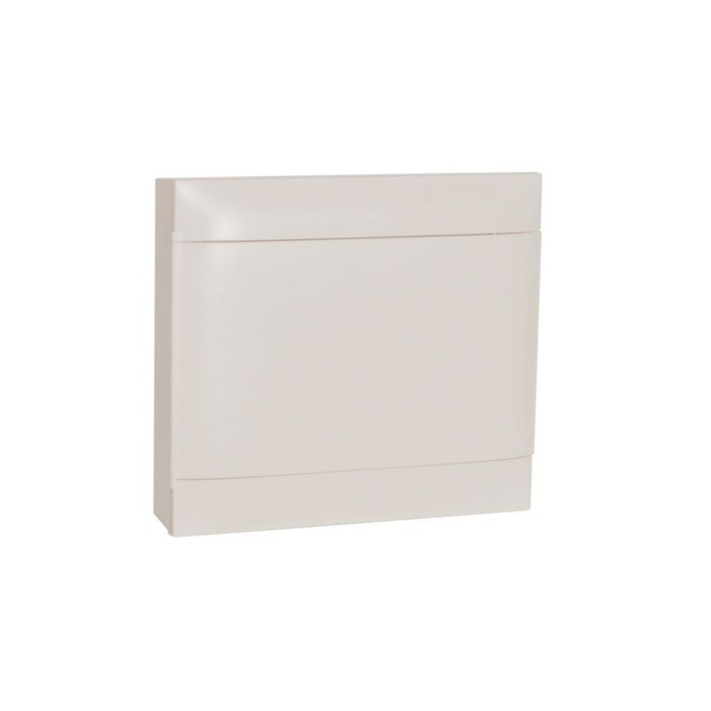 Rozdzielnica modułowa natynkowa PRACTIBOX S 2X18 drzwi białe + 2x1P B16 RX3 137427P