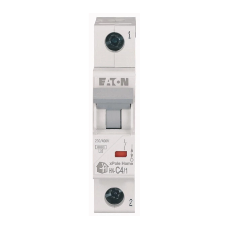 Wyłącznik nadprądowy 1P 6kA C 4A HN-C4/1 500763