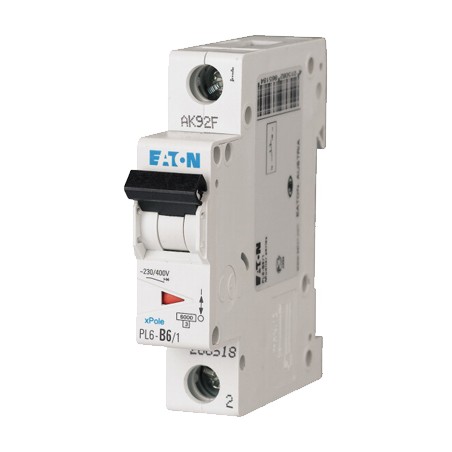 Wyłącznik nadprądowy 1P B 6A 6kA AC PL6-B6/1 286518