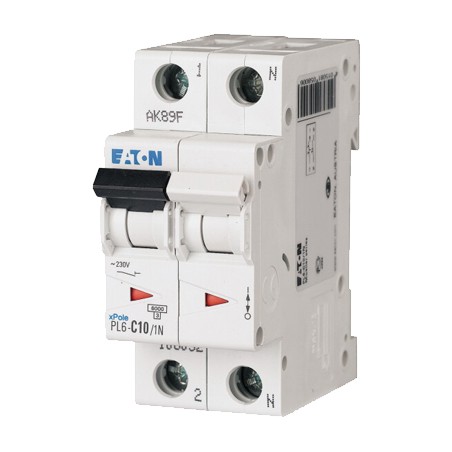 Wyłącznik nadprądowy 1P+N B 10A 6kA AC PL6-B10/1N 106026