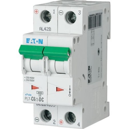 Wyłącznik nadprądowy 2P C 6A 10kA DC PL7-C6/2-DC 264899