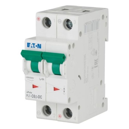 Wyłącznik nadprądowy 2P C 6A 10kA DC PL7-C6/2-DC 264899