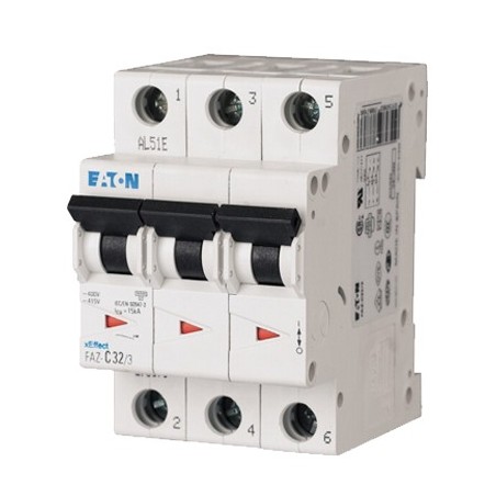 Wyłącznik nadprądowy 3P B 3A 15kA AC FAZ B3/3 278837