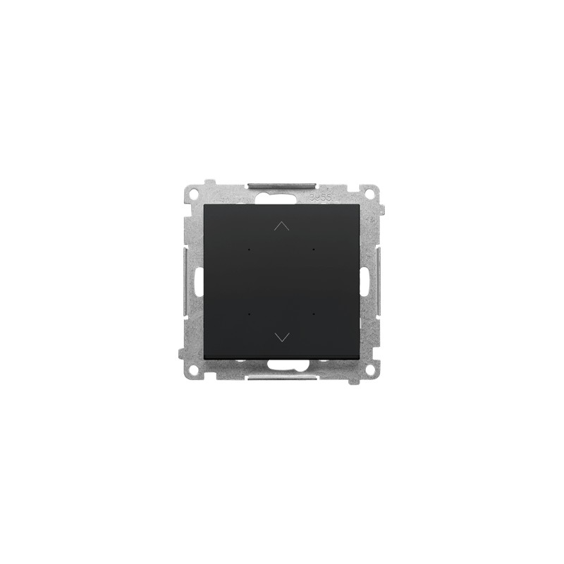 Simon 55 SHUTTER – Sterownik przyciskowy do obsługi rolety, żaluzji, markizy, firany, sterowany WIFI Czarny mat TEZ1W.01/149 Simon 55 SHUTTER – Sterownik przyciskowy do obsługi rolety, żaluzji, markizy, firany, sterowany WIFI Czarny mat TEZ1W.01/149