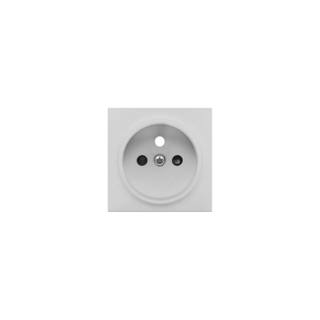 Simon 55 Pokrywa gniazda wtyczkowego pojedynczego do: SGZ1CM, SGZ1M Aluminium mat TGZ1ZP/143