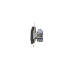 Simon 54 Gniazdo Schuko z przesłonami (moduł) 16A 250V zaciski śrubowe czarny mat DGSz1Z.01/49