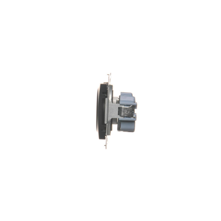 Simon 54 Gniazdo Schuko z przesłonami (moduł) 16A 250V zaciski śrubowe czarny mat DGSz1Z.01/49