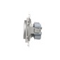 Simon 55 Gniazdo Schuko z przesłonami (moduł) 16 A, 250 V~, szybkozłącza Aluminium mat TGSZ1CZ.01/143 Simon 55 Gniazdo Schuko z przesłonami (moduł) 16 A, 250 V~, szybkozłącza Aluminium mat TGSZ1CZ.01/143