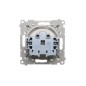 Simon 55 Gniazdo Schuko z przesłonami (moduł) 16 A, 250 V~, szybkozłącza Jasnoszary mat TGSZ1CZ.01/114 Simon 55 Gniazdo Schuko z przesłonami (moduł) 16 A, 250 V~, szybkozłącza Jasnoszary mat TGSZ1CZ.01/114