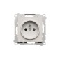 Simon 55 Gniazdo Schuko z przesłonami (moduł) 16 A, 250 V~, szybkozłącza Jasnoszary mat TGSZ1CZ.01/114 Simon 55 Gniazdo Schuko z przesłonami (moduł) 16 A, 250 V~, szybkozłącza Jasnoszary mat TGSZ1CZ.01/114