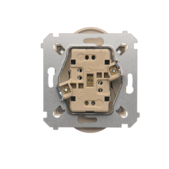 Simon 54 Nature Gniazdo podwójne z/u z przesłonami 16A, 250V krem DGZ2MZN.01/41
