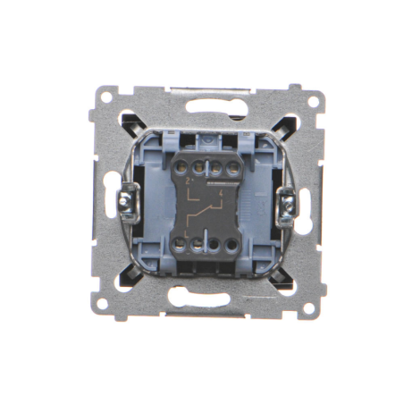Simon 54 Łącznik schodowy (moduł) 16AX 250V zaciski śrubowe czarny mat DW6A.01/49