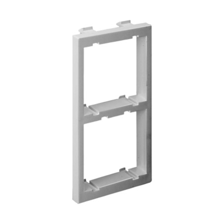 Simon Connect Adapter CIMA na 2 moduły K45 (45x45mm) pionowo aluminium S62/8