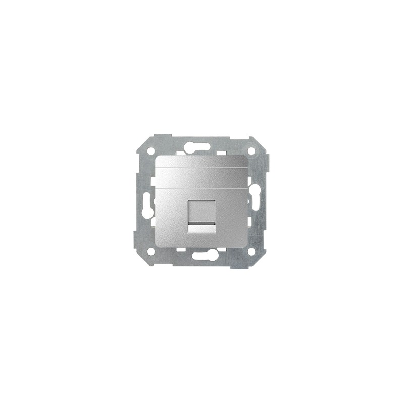 Simon 82 Pokrywa 1x gniazdo RJ45 płaska z żaluzją (moduł) aluminium 82005-93 Simon 82 Pokrywa 1x gniazdo RJ45 płaska z żaluzją (moduł) aluminium 82005-93