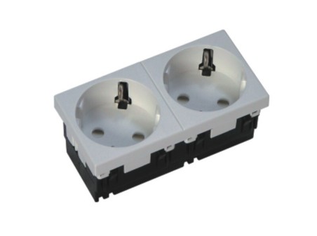 AKS Zielonka Gniazdo elektryczne 2x2P+Z schuko - Kopia