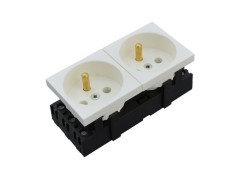 AKS Zielonka Gniazdo elektryczne 2x2P+Z - Kopia