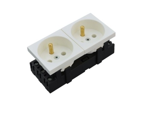 AKS Zielonka Gniazdo elektryczne 2x2P+Z - Kopia