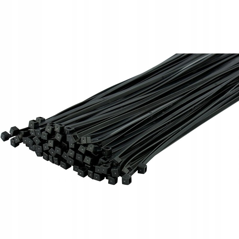 Opaska Kablowa CT 200x4.8mm Czarna Trytytka AKS Zielonka 100szt