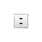 Simon Basic Ładowarka 2 x USB (moduł), 2.1 A, 5V DC, 230V biały BMC2USB.01/11/B