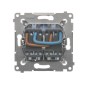 Simon 54 Łącznik dwubiegunowy podwójny (moduł) 16AX 250V biały DW22A.01/11 Simon 54 Łącznik dwubiegunowy podwójny (moduł) 16AX 250V biały DW22A.01/11