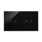 Simon Touch ramki Panel dotykowy , 2 moduły, 2 pola dotykowe poziome + 2 pola dotykowe poziome, zastygła lawa DSTR222/73 Simon Touch ramki Panel dotykowy , 2 moduły, 2 pola dotykowe poziome + 2 pola dotykowe poziome, zastygła lawa DSTR222/73
