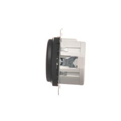 Simon 54 Łącznik zdalnie sterowany z przekaźnikiem (moduł) 8(2) A 230V czarny mat wymagana instalacja 3-przewodowa DWP10P.01/49