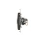 Simon 54 Gniazdo HDMI + RJ45 kat.6. (moduł) czarny mat DGHRJ45.01/49
