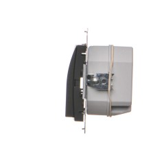 Simon 54 Oprawa oświetleniowa LED 230V AC 1.1 W białe ciepłe 3100 K czarny mat DOS.01/49