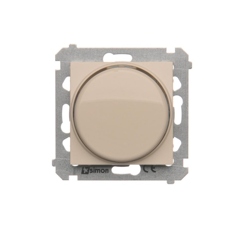 Simon 54 Ściemniacz obrotowy do LED ściemnialnych 230 V (moduł) 2–250 W krem DS9L.01/41 Simon 54 Ściemniacz obrotowy do LED ściemnialnych 230 V (moduł) 2–250 W krem DS9L.01/41