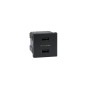 Ładowarka USB K45 (45x45) gniazdo typ A 5V/2,1A K126E/14