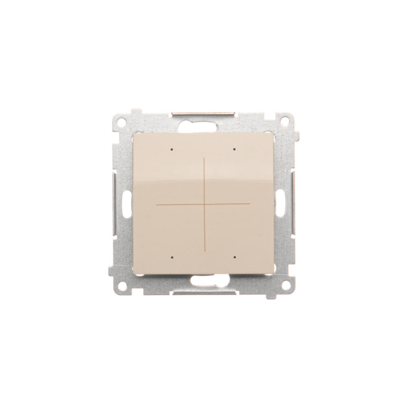 Simon 54 GO Sterownik przyciskowy oświetleniowy 1 wyjście 16A sterowany smartfonem WiFi 230V (moduł) kremowy DEW1W.01/41
