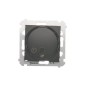 Simon 54 Łącznik z opóźnieniem wyłączenia z przekaźnikiem (moduł) 8(2) A 230V czarny mat do instalacji 3-przew. DWC10P.01/49