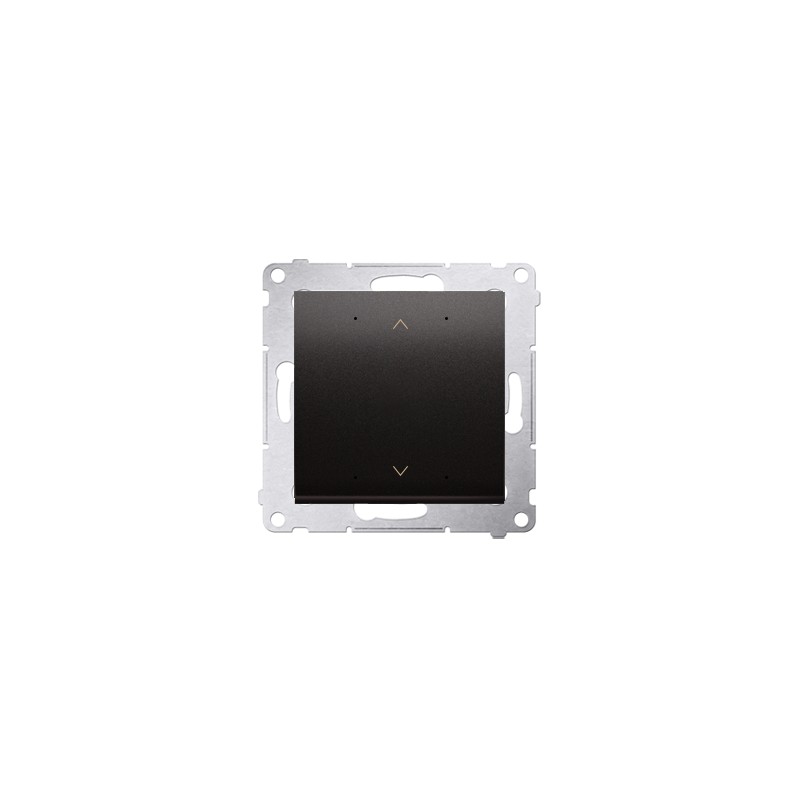 Simon 54 GO Sterownik przyciskowy do obsługi rolety żaluzji sterowany smartfonem WiFi 2x5A 230V (moduł) brąz mat DEZ1W.01/46
