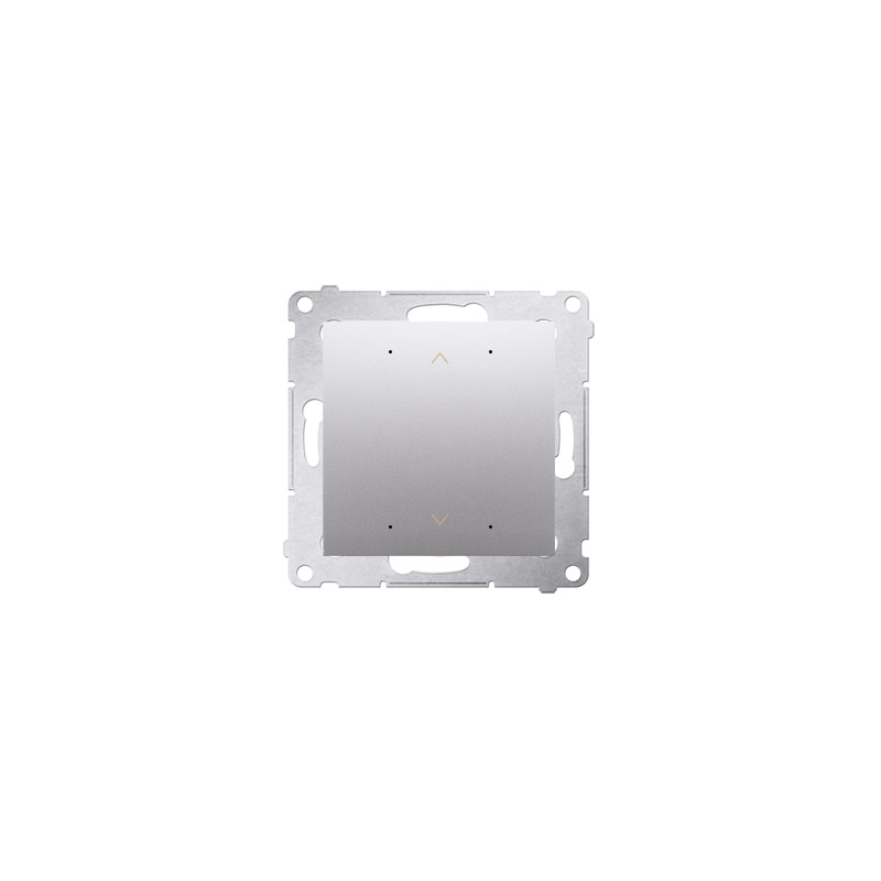 Simon 54 GO Sterownik przyciskowy do obsługi rolety żaluzji sterowany smartfonem WiFi 2x5A 230V (moduł) srebrny mat DEZ1W.01/43