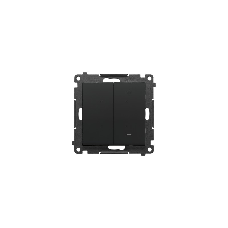 Simon 55 DIMMER – Ściemniacz do LED ściemnialnych, klawiszowy (moduł) Czarny mat TESL1W.01/149 Simon 55 DIMMER – Ściemniacz do LED ściemnialnych, klawiszowy (moduł) Czarny mat TESL1W.01/149