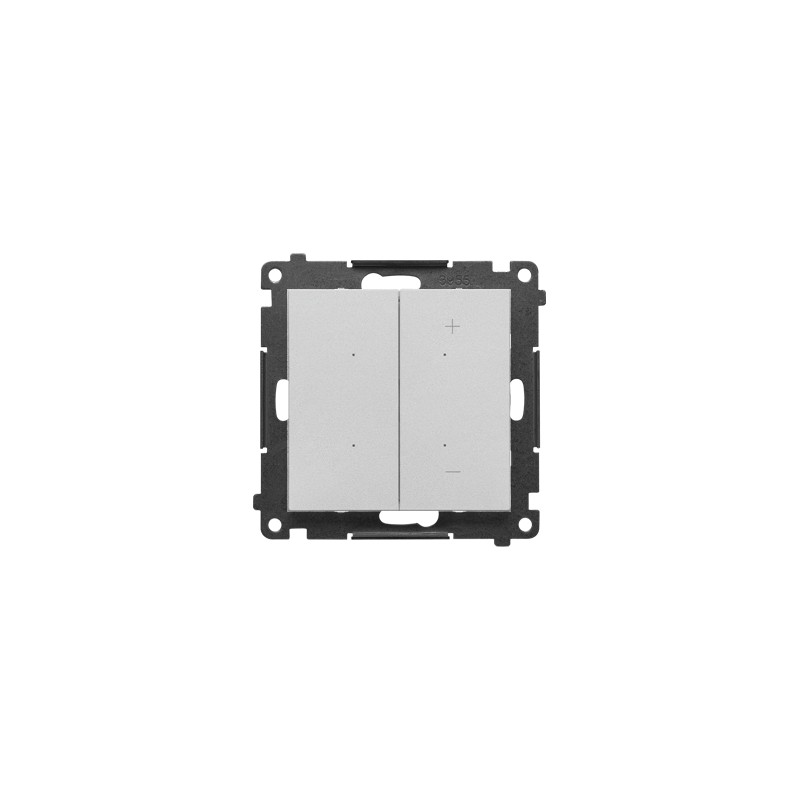Simon 55 DIMMER – Ściemniacz do LED ściemnialnych, klawiszowy (moduł) Aluminium mat TESL1W.01/143 Simon 55 DIMMER – Ściemniacz do LED ściemnialnych, klawiszowy (moduł) Aluminium mat TESL1W.01/143