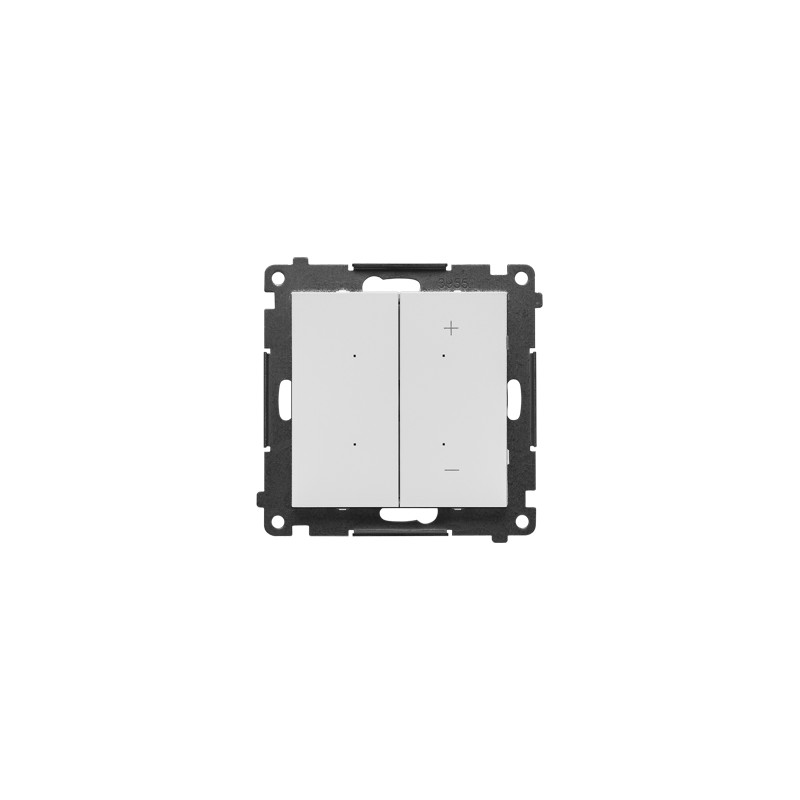 Simon 55 DIMMER – Ściemniacz do LED ściemnialnych, klawiszowy (moduł) Jasnoszary mat TESL1W.01/114