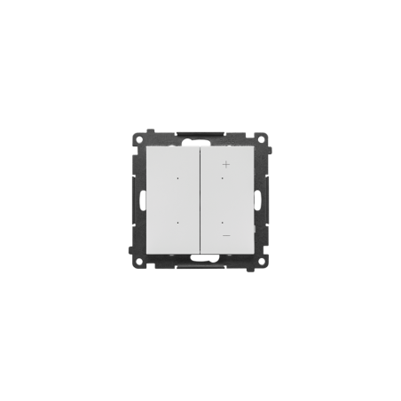 Simon 55 DIMMER – Ściemniacz do LED ściemnialnych, klawiszowy (moduł) Jasnoszary mat TESL1W.01/114
