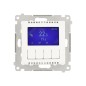 Simon 54 Termostat programowalny z wyświetlaczem z wew zewn czujnikiem temperatury bez sondy (moduł) 16A 230V biały DETD1A.01/11 Simon 54 Termostat programowalny z wyświetlaczem z wew zewn czujnikiem temperatury bez sondy (moduł) 16A 230V biały DETD1A.01/11