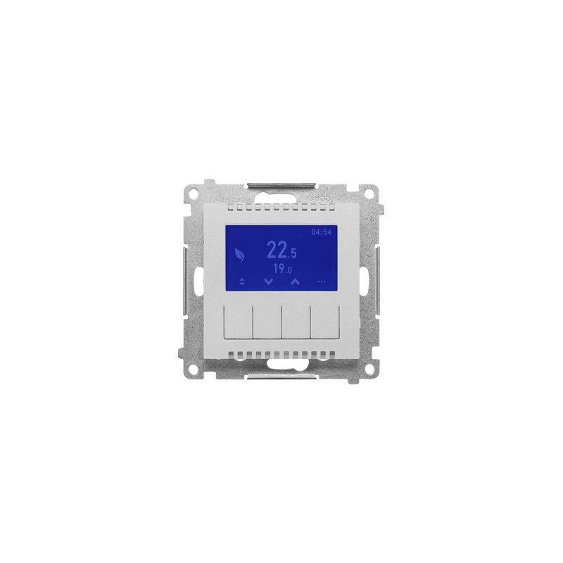 Simon 55 Termostat programowalny z wyświetlaczem (moduł) Aluminium mat TETD1A.01/143 Simon 55 Termostat programowalny z wyświetlaczem (moduł) Aluminium mat TETD1A.01/143