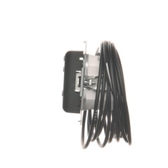 Simon 54 Regulator temp. z wyś. z czujnikiem zewn. (moduł) 16(2) A 230V czarny mat w kompl. czujnik zewn. sonda DTRNSZ.01/49