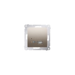 Simon 54 Odbiornik Bluetooth z ładowarką USB antracyt, metalizowany D7501385.01/48