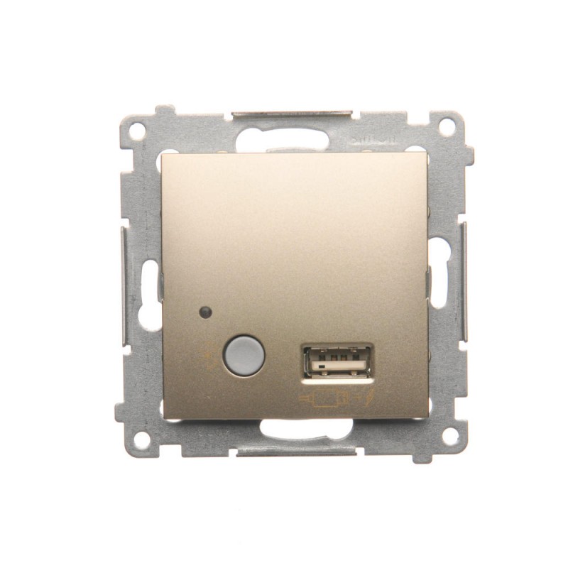 Simon 54 Odbiornik Bluetooth z ładowarką USB antracyt, metalizowany D7501385.01/48