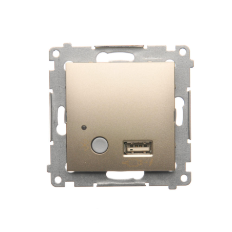 Simon 54 Odbiornik Bluetooth z ładowarką USB antracyt, metalizowany D7501385.01/48