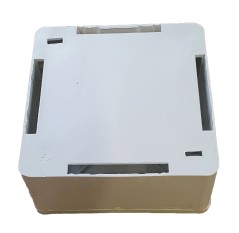 AKS Zielonka Puszka elektroinstalacyjna natynkowa 80x80mm tworzywo - Kopia
