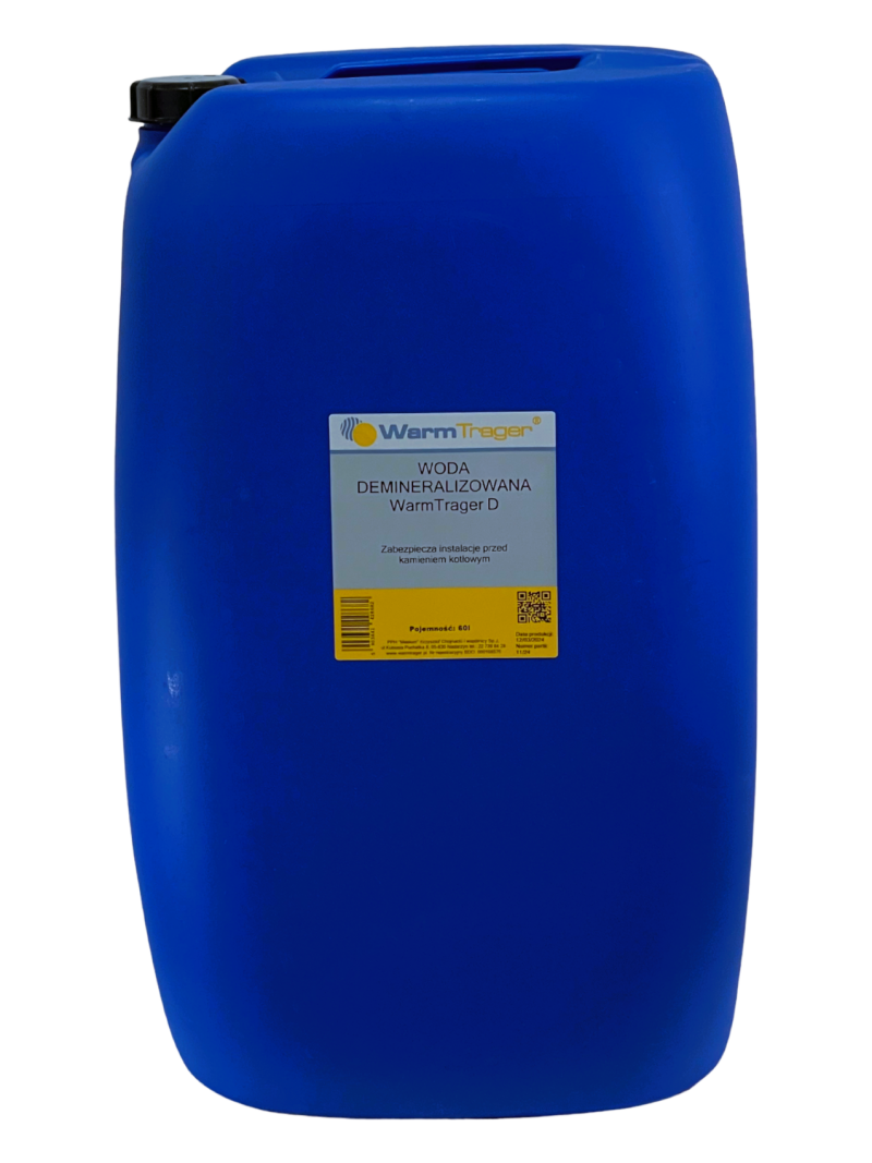 Woda Demineralizowana 60L WarmTrager D CO Grzewcza Bezpieczna Instalacji