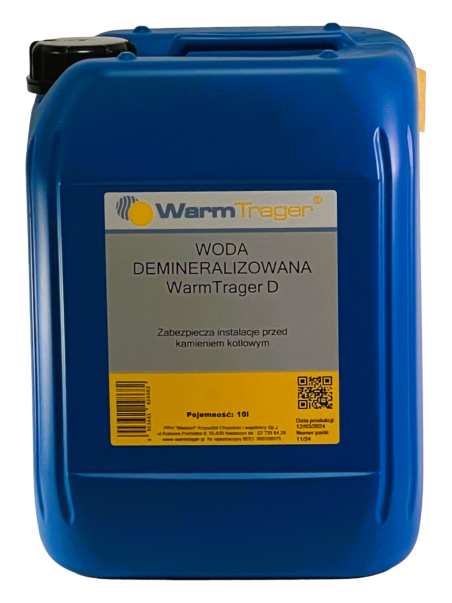 Woda Demineralizowana 10L WarmTrager do Żelazka CO Glikolu