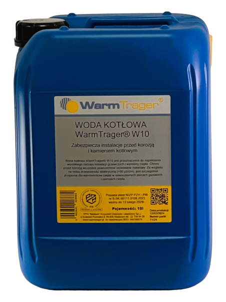 Woda Kotłowa WarmTrager W10 10L - Ochrona CO Antykorozja VDI2035
