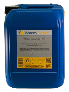 PŁYN NIEZAMARZAJĄCY GLIKOL SOLARNY -20°C EKO 10KG WARMTRAGER P20